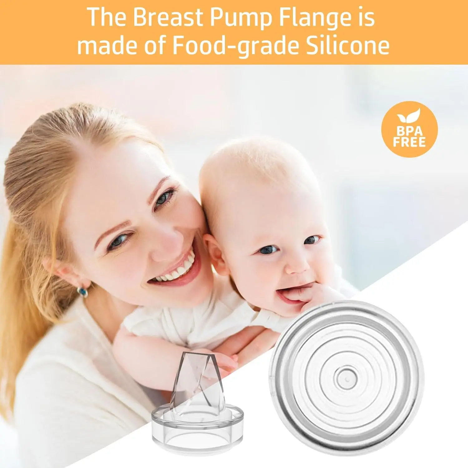 NEW Silicone Duckbill Valve and Silicone Diaphragm, Compatible with S12Pro/S9Pro/S12/S9 Wearable Breastpump Parts Replace 3