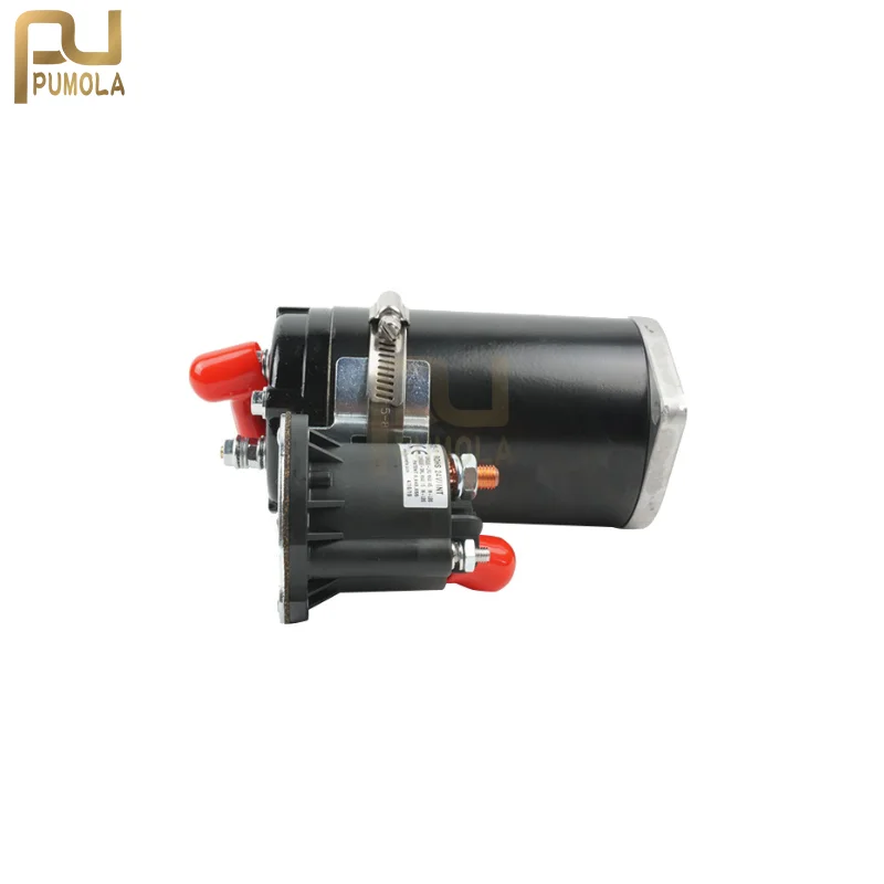 12/24/48v Small Brushed Dc Motor For Hydraulic Power Unit Hydraulic