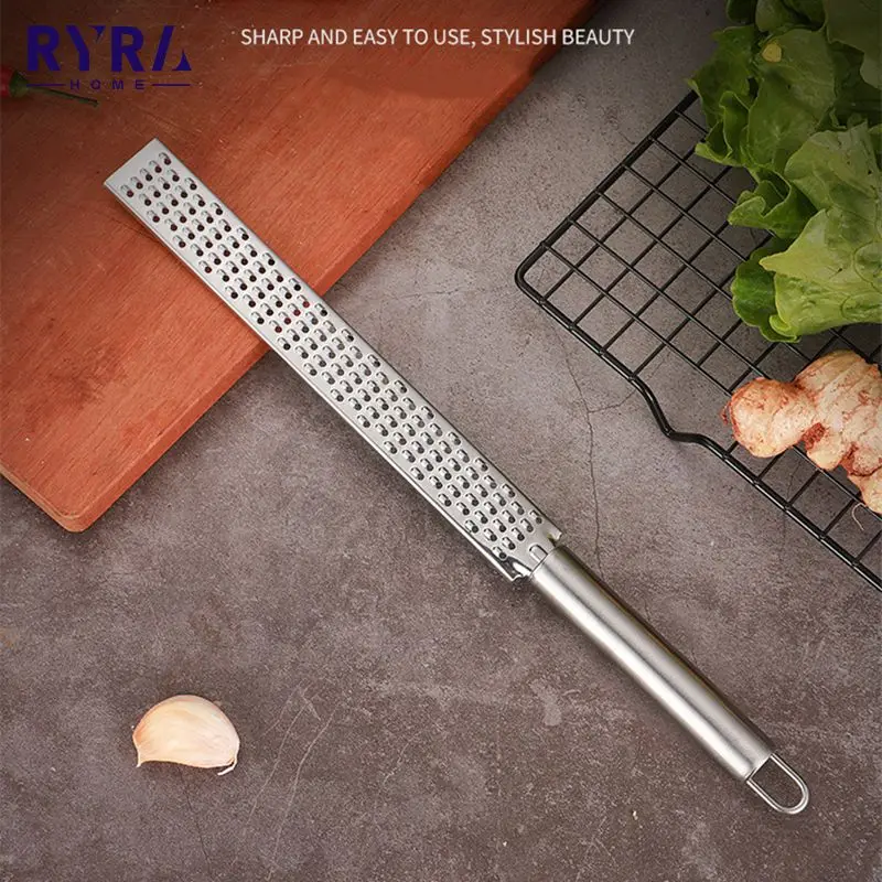 Stainless Steel Blade Grater Set – For Cheese, Parmesan, Garlic, Ginger, Nutmeg & Lemon (Green & Orange, Easy Clean)