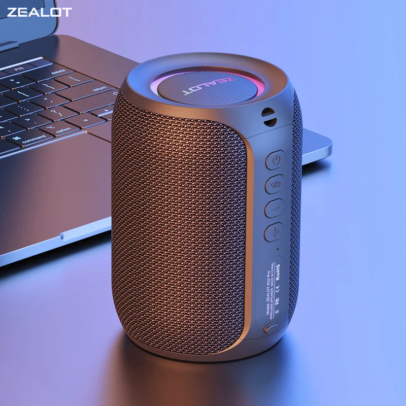 ZEALOT S32 Pro Bluetoothスピーカー ワイヤレス ミニ HiFi