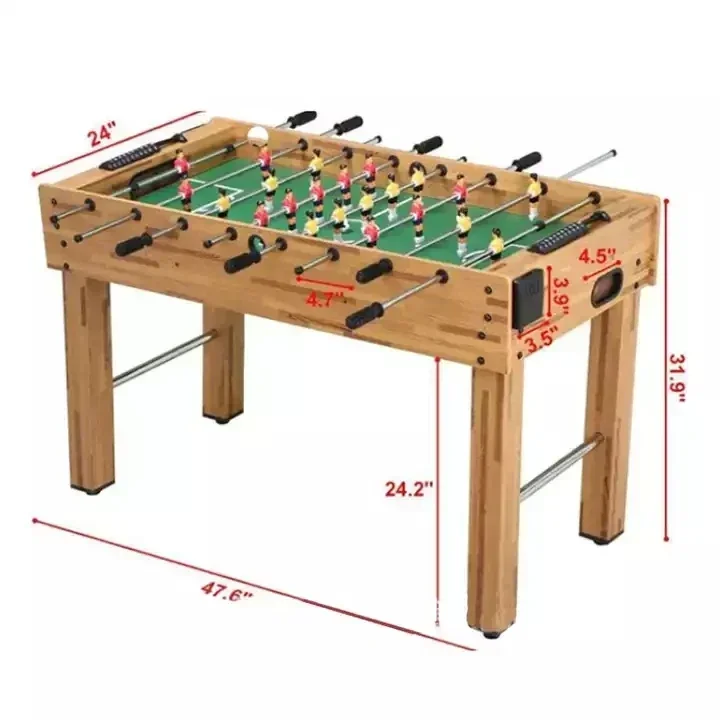 Big Sized Football Table Game, Arcade Table, Soccer Table, Indoor and Outdoor, Home Game Room, Balls, Cup Holders, 48"