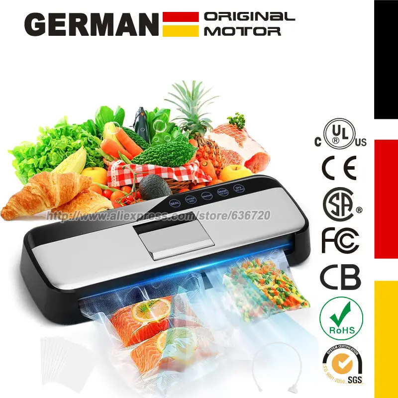 AP18 Food Vacuum Sealer Machine (70KPA),  Dry & Moist Food Modes for Food Wine Preservation Storage, Compact Easy-Clean