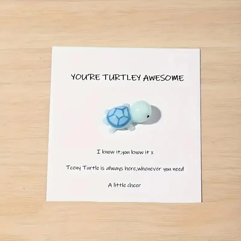 100PCS Turtle Cheer Up Gift, Motivating Teacher Gift, You Amazing Cute Gift
