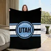 Fashion design Club Warm Soft Plush Nap Blankets Sofa for Living U-UtahS  Room Office Bedroom H-Hockey Home Travel Kid Gifts 2
