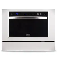Compact Portable Dishwasher 7 Wash Programs LED Display Stainless Steel 6 Place Settings 1