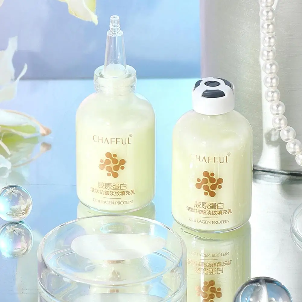 جديد الكولاجين مصل الوجه العناية بالبشرة جوهر الوج...