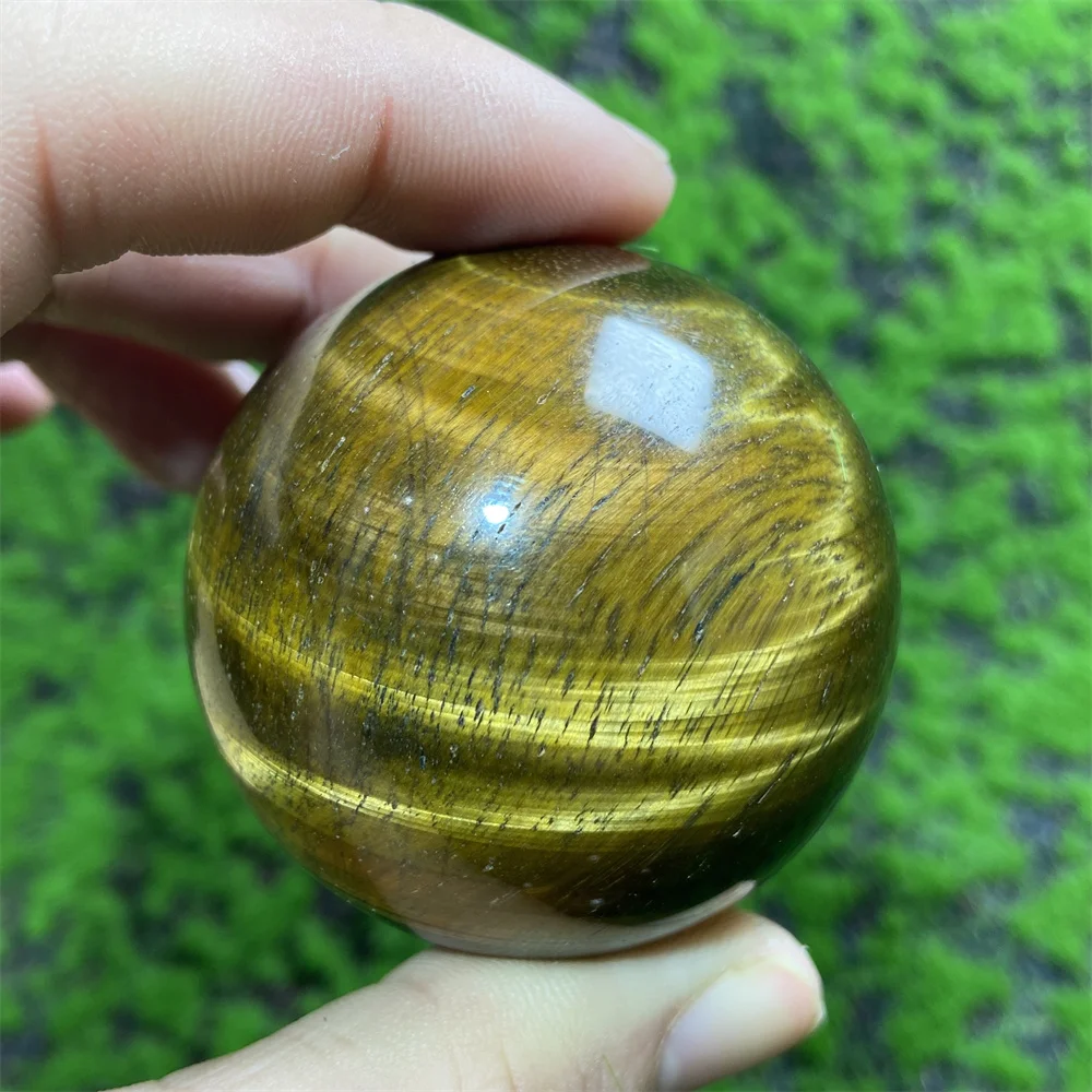 Natural Crystal Tiger Eye Ball Quartz Massage Polished Spheres Reiki