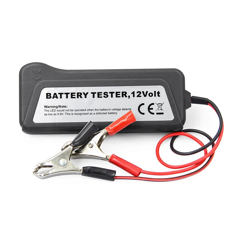 Mini testeur de batterie de voiture 12V, testeur d'alternateur numérique,  affichage à 6 LED, outil de Diagnostic de voiture