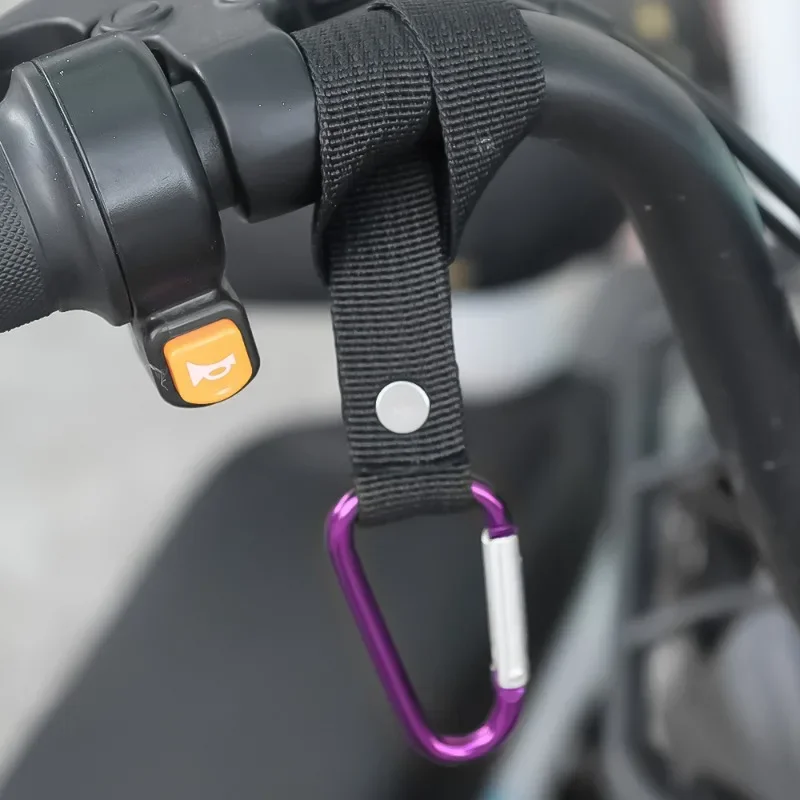 Motorcycle Hook Electric Scooter Front Hook Aluminum Alloy Handlebar Hook for Bicycle Baby Cart Baby Stroller D-hook Hanger