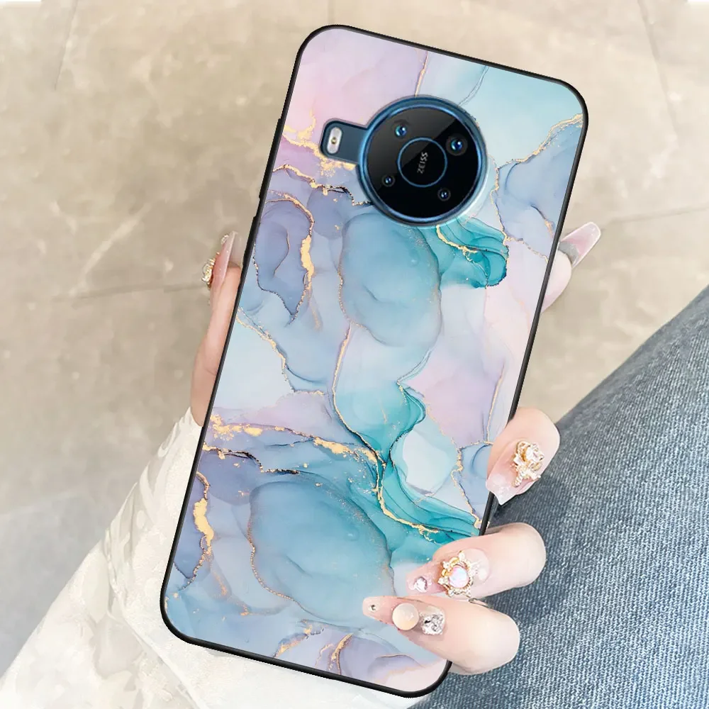 Elegant Marble TPU Silicone Phone Case - Soft, Stylish Back Cover & Protective Bumper
