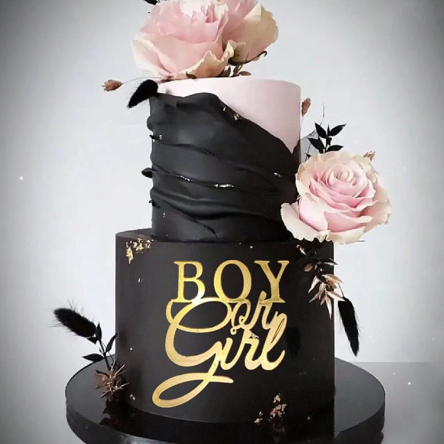 Boy or Girl Cake Toppers 1