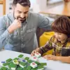 Game Patterned Tiles Board Game Family Party Game Mahjong Tile Set For Adults Children Kids All Ages 2