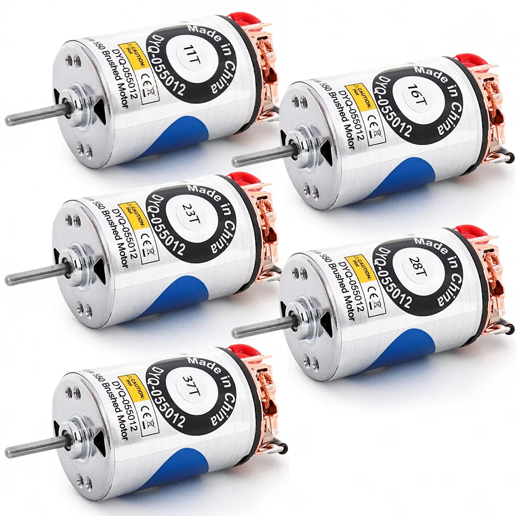 

550 Waterproof New Style Brushed Motor 11T~37T for 1/10 Rc Crawler Truck Car Off Road Vehicle Trxs Trx4 Defender Scx10 Tamiya