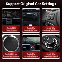 Écran multimédia Linux sans fil CarPlay Android Auto DE RoadTop 8,8 pouces pour les séries 3, 5, E60, E61, E90, E91, E92, E93, CCC, CIC, AirPlay 5
