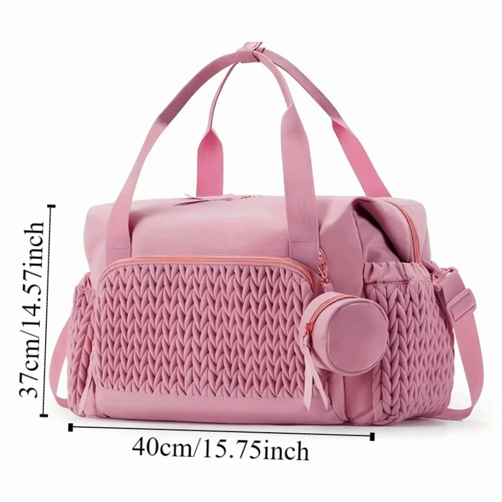 Multifunctional Mommy Diaper Bag Large Capacity Wear-resistant Travel Maternity Bag Portable Lightweight Breastfeeding Bag