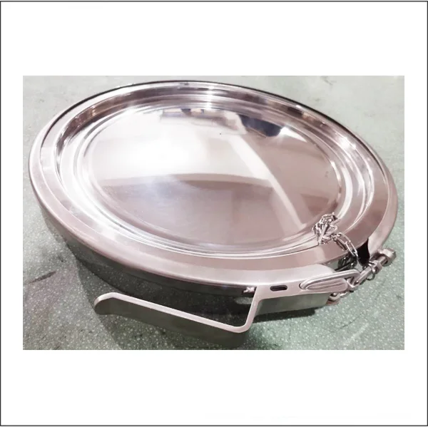 

DN400 S316L Quick Release Clamped Round Non-Pressure manhole cover
