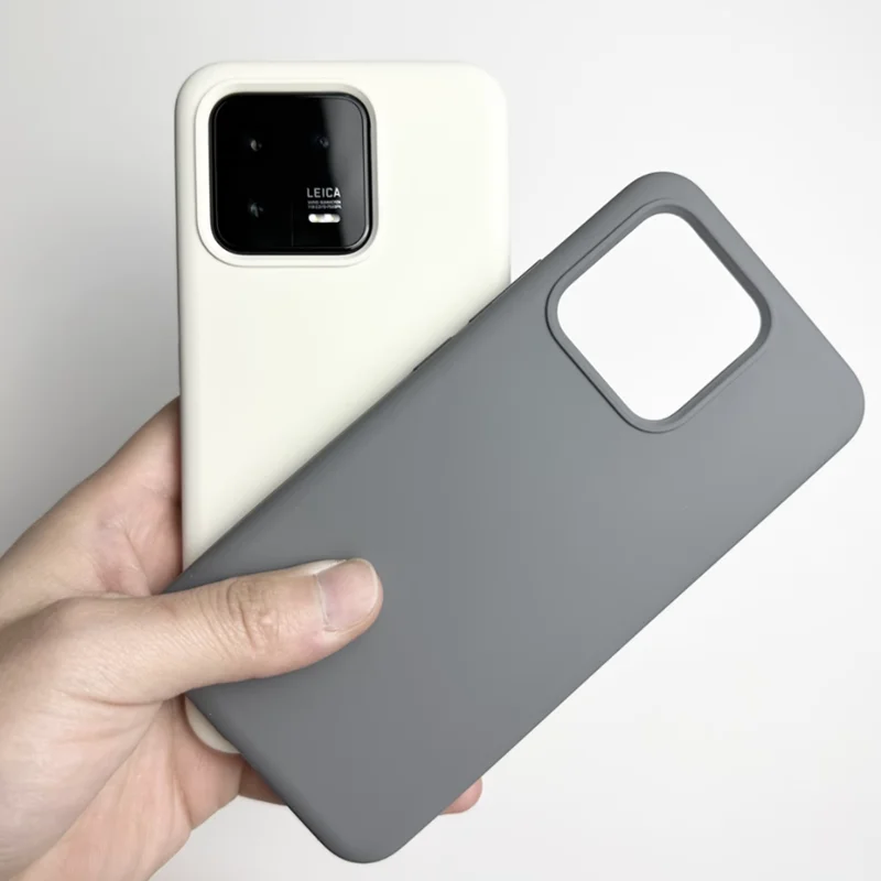 Luxury Shockproof Liquid Silicone Back Case – Soft & Smooth Premium Cover