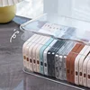 Hot Acrylic Sundries Storage Basket Phone Case Holder Ins Transparent Phone Case Organizer Storage Box with Cover Home Desktop 4