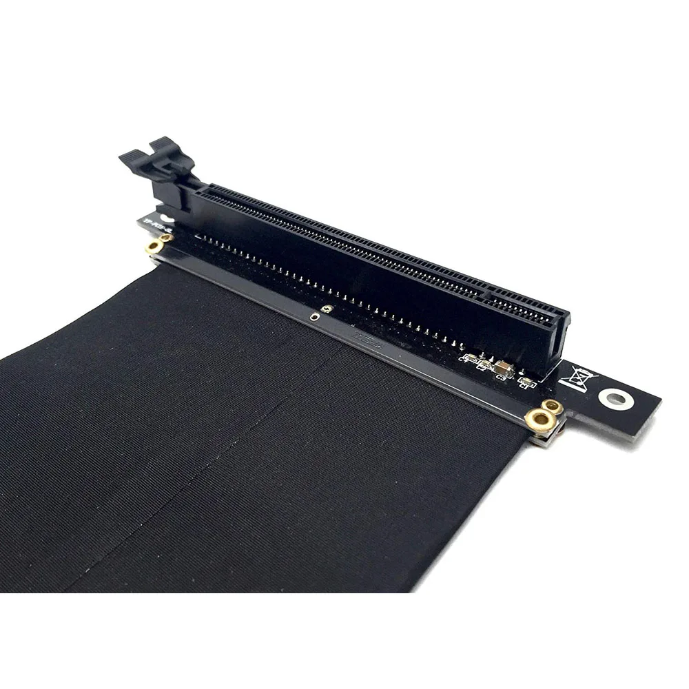 Riser PCI Express x16 to PCIE x16 Male to Female Graphics Card Riser PCI E PCIE3.0 PCI-E 16x Ribbon Extension Cable for Mining