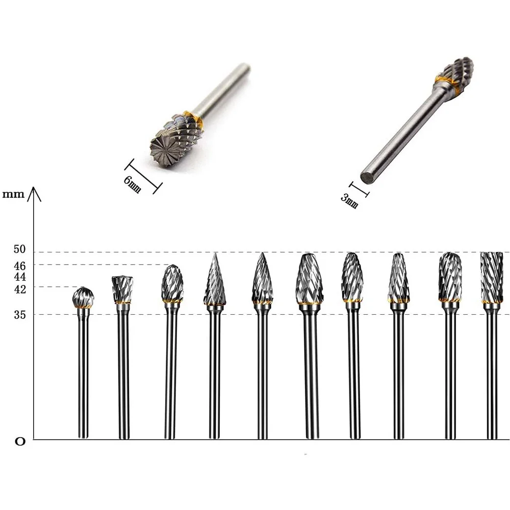 🔥 Drill Bits Tool For Dremel Set 20 pcs Steel Rotary Burrs High Speed Wood  Carving - Drills, Facebook Marketplace