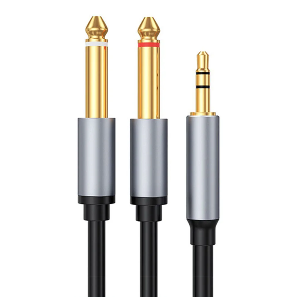 

Audio Cable Split Into Two Connecting Cables Premium 3.5mm To Double 6.5mm TRS Cable With Mono 6.5 For Enhanced Audio