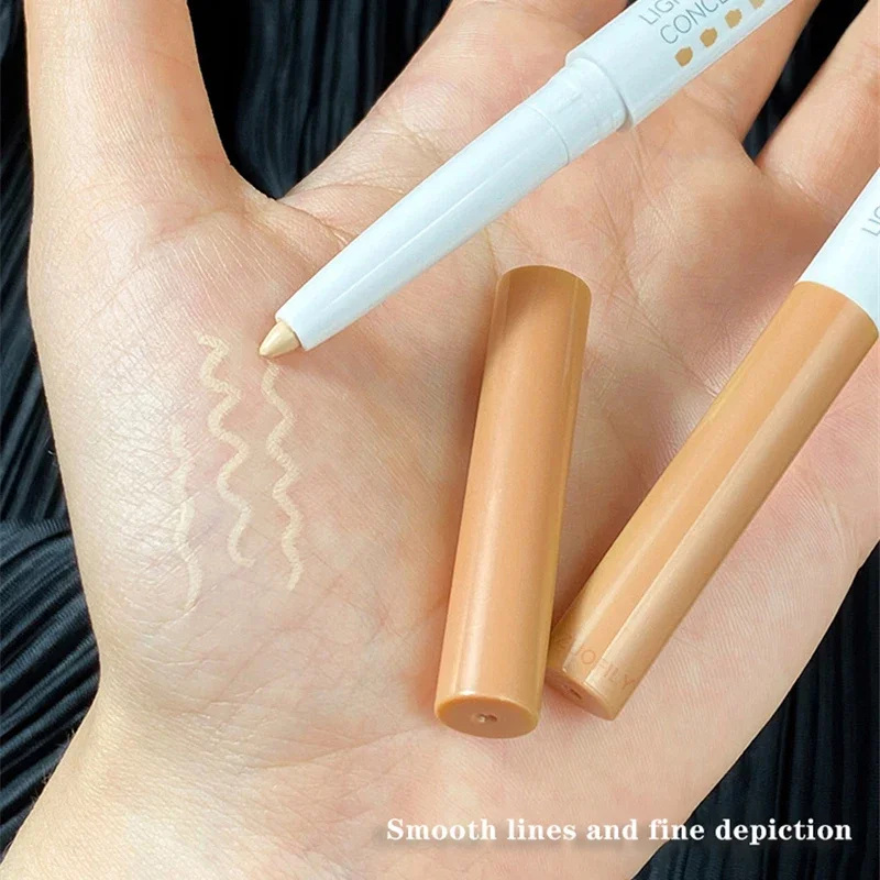 3 Color Light Concealer Pen Waterproof Eyebrow Silkworm Pencil Coverage Highlight Cream Long Lasting Tear ditch Acne Cosmetic liquid concealer makeup concealer waterproof concealer face concealer face concealer pen
