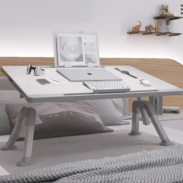 Practical Small Desk Support Stand, Adjustable Laptop Desk, Eco-Friendly Material,Compact Study Platform, Lazy Bed Accessories,