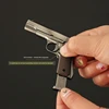 Mini Pistol Keychain 1:3 Nylon Pistol Model Semi-alloy 1911 Disassembled Version Metal Keychain Toy 2