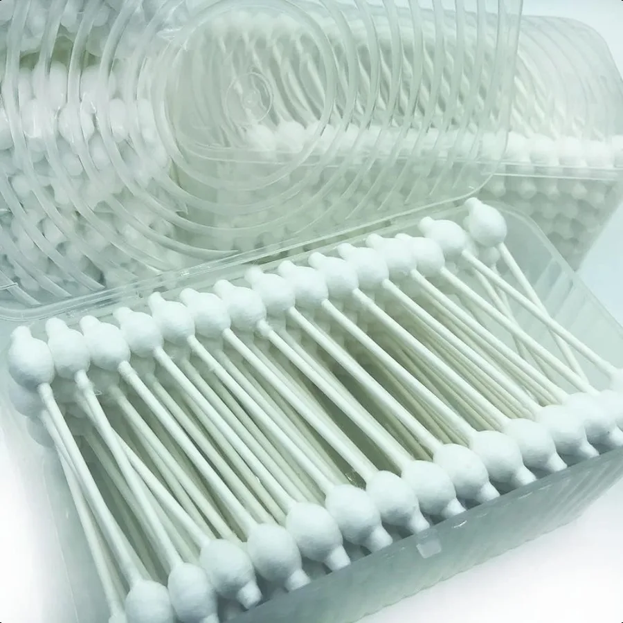Baby Safety Cotton Swabs 400pcs Organic Large Tips