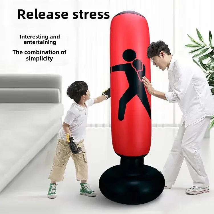 Inflatable Children's Indoor Entertainment Fitness Boxing Post Toy Unstable Toy from Mainland China Sport And Entertainment