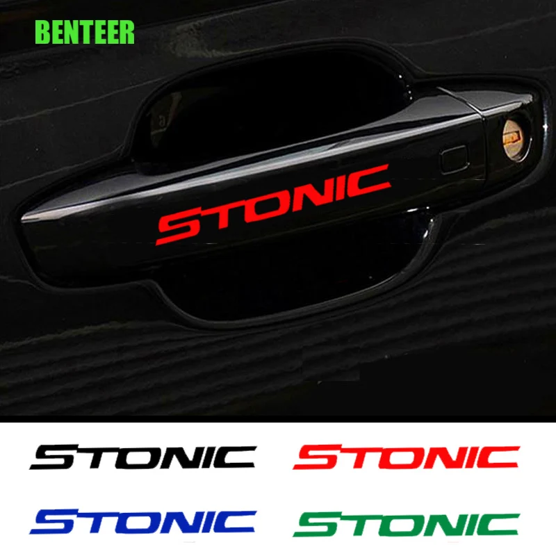 Autocollant graphique en vinyle pour poignée de porte de voiture