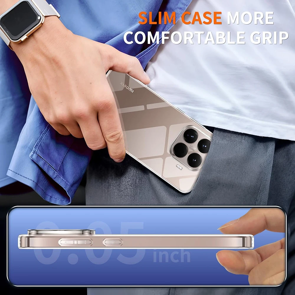 Ultra-Thin Clear Soft Back Cover - Transparent Protective Case