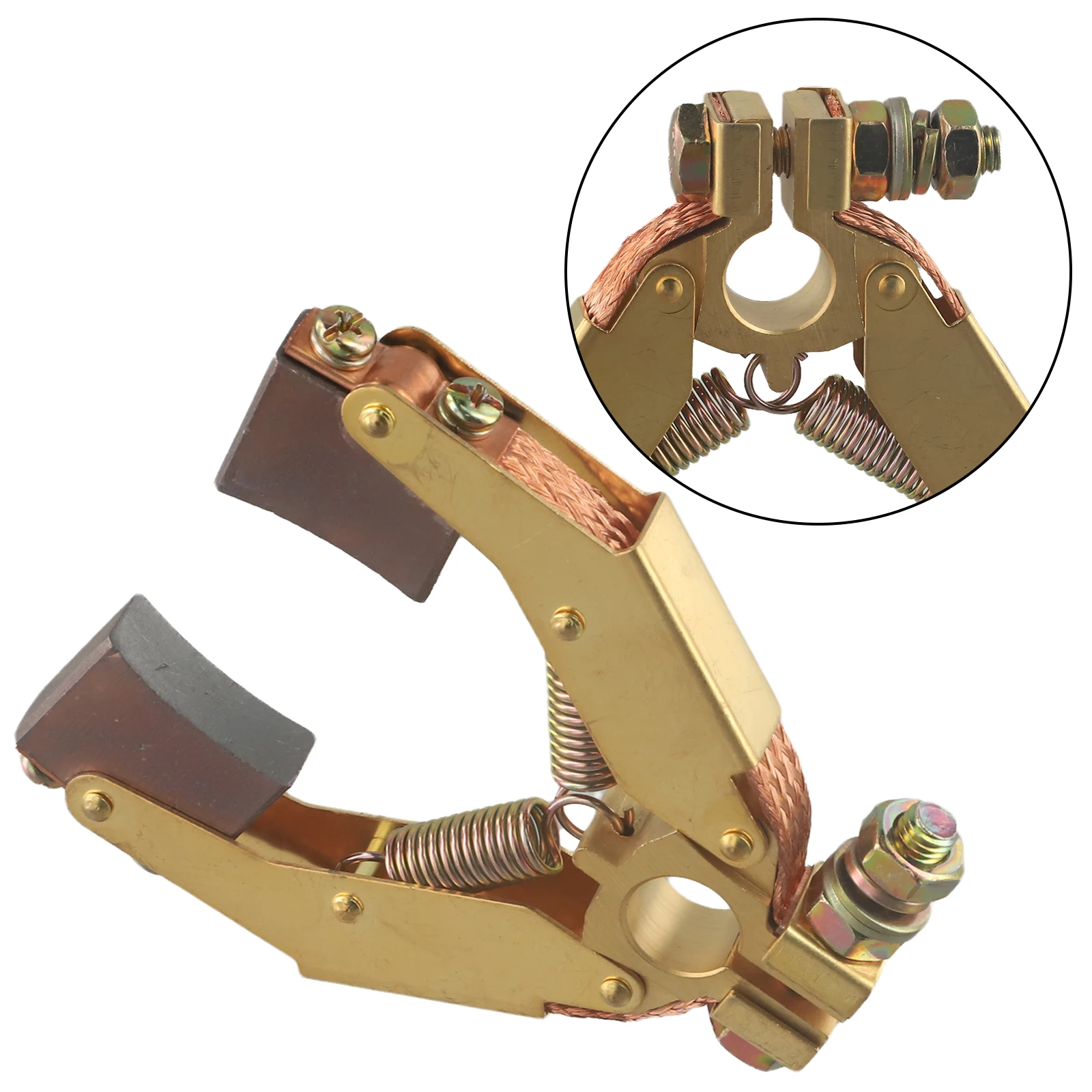 Copper Iron Motor Carbon Brush V Shape Carbon Brush Holder Herringbone Brush Holder For Strander Power Tools