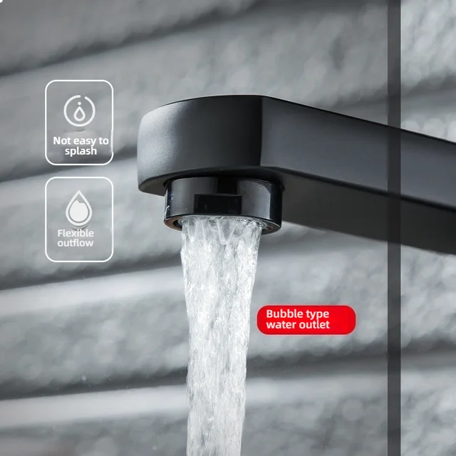 ห้องน้ําอ่างล้างจานหลุมเดียวพลาสติกก๊อกน้ําร้อนและเย็น, ดาดฟ้าติดอ่างล้างหน้าอ่างอาบน้ําก๊อกน้ําสี่เหลี่ยม 5