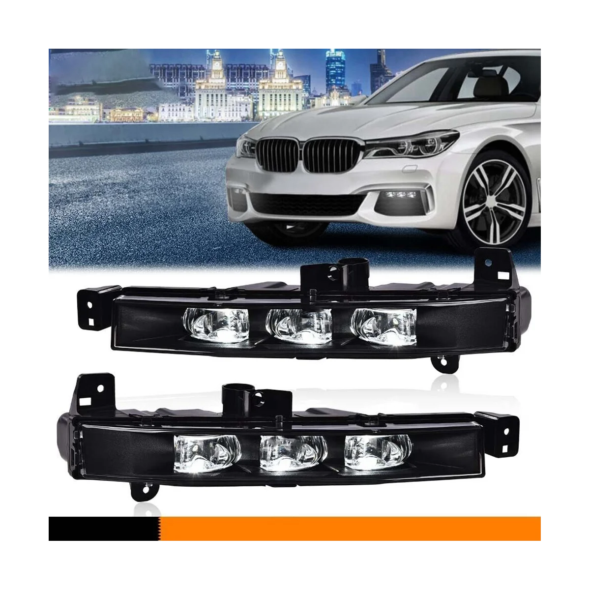 

Car Right Side LED Fog Lamp Driving Lamp Daytime Running Light for G11 G12 740I 750I XDrive 63177342954