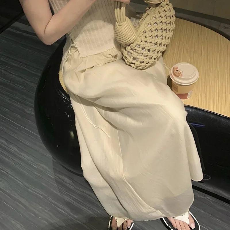 Maternity High Waist Wide Leg Pants Skirt Casual Comfortable Versatile Design Summer Hot Sale Of The Season Slimming G