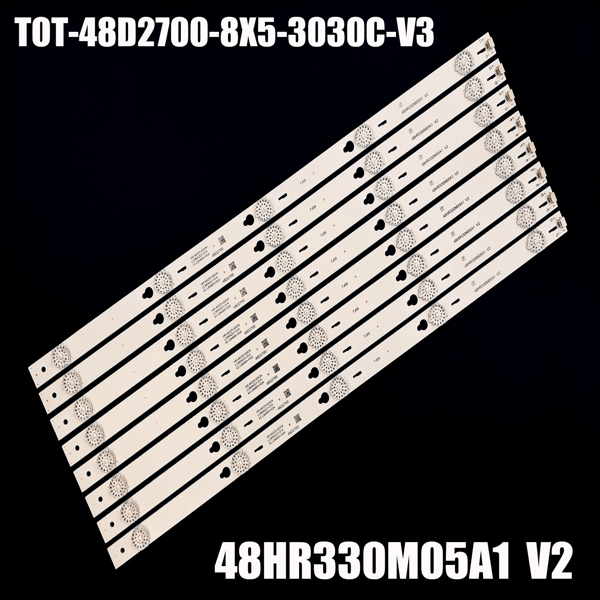 Tiras de Led para Tcl 48 B48a538 48fs3750 L48f3800a 48hr330m05a1 v2 48d2700 L48d2730 48fa3204 48fs3003 48fa5413 48fa5403 48fa5423