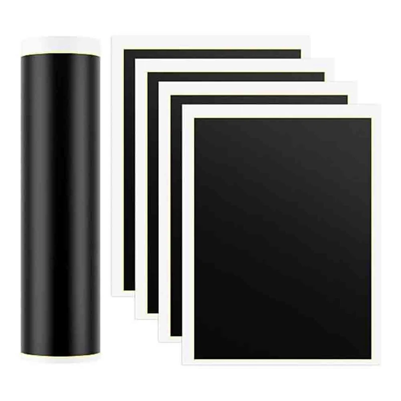 

Black Laser Engraving Marking Paper, 39X27cm Laser Color Engraving Paper For Metal, Glass, Ceramics