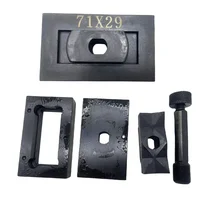 【Ready Stock】28x22mm 71x29mm Hydraulic Knockout Punch Rectangle Die for SYK-8 / SYK-15 Hydraulic Knockout Punch Driver Tool 1