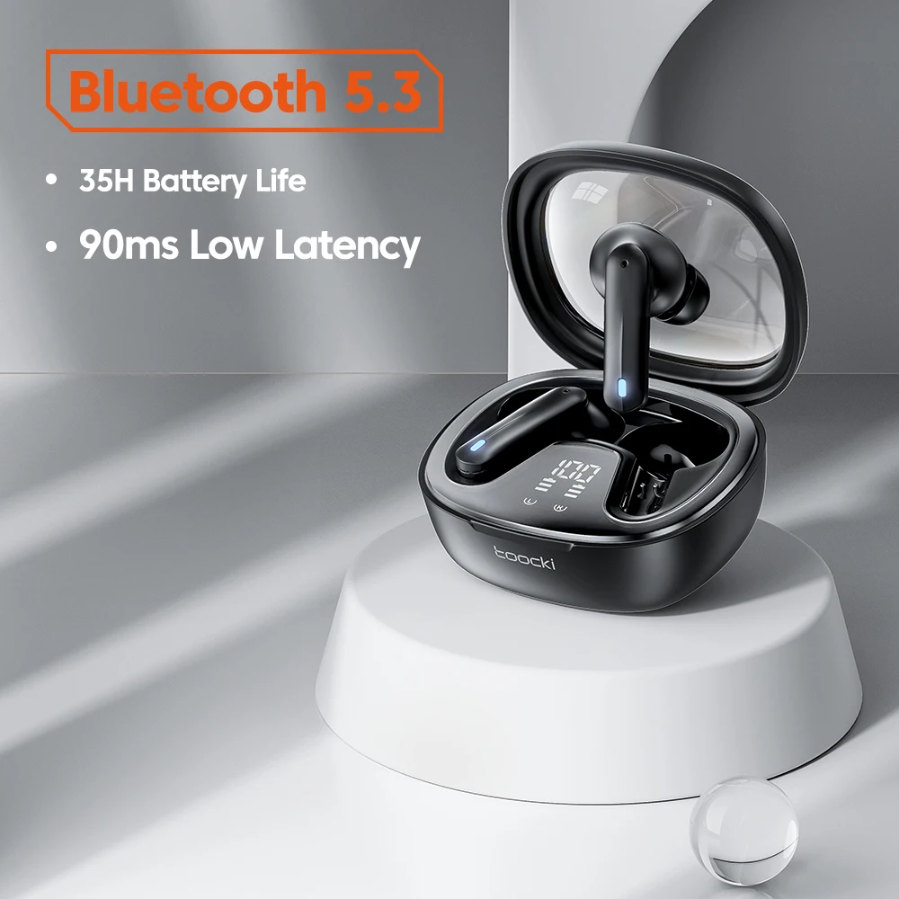 Toocki V068A TWS Wireless Headphones Wireless Bluetooth 5.3 Gaming