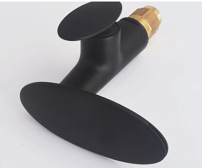 Description Picture 4 of itemBasin Faucets White Brass Bathroom Sink Taps Waterfall Faucet Black Chrome Hot Cold Mixer Taps Bathroom Accessories