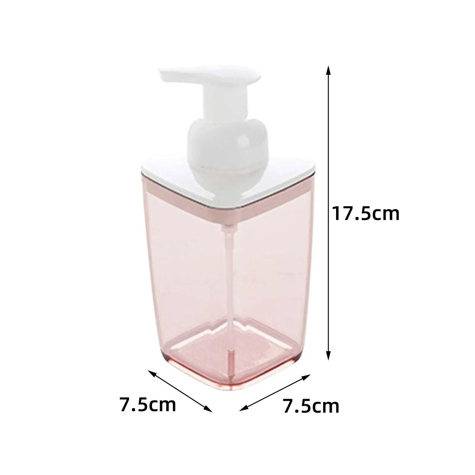 Empty Refillable Pump Bottle Facial Cleaning Bubble Maker for Restroom