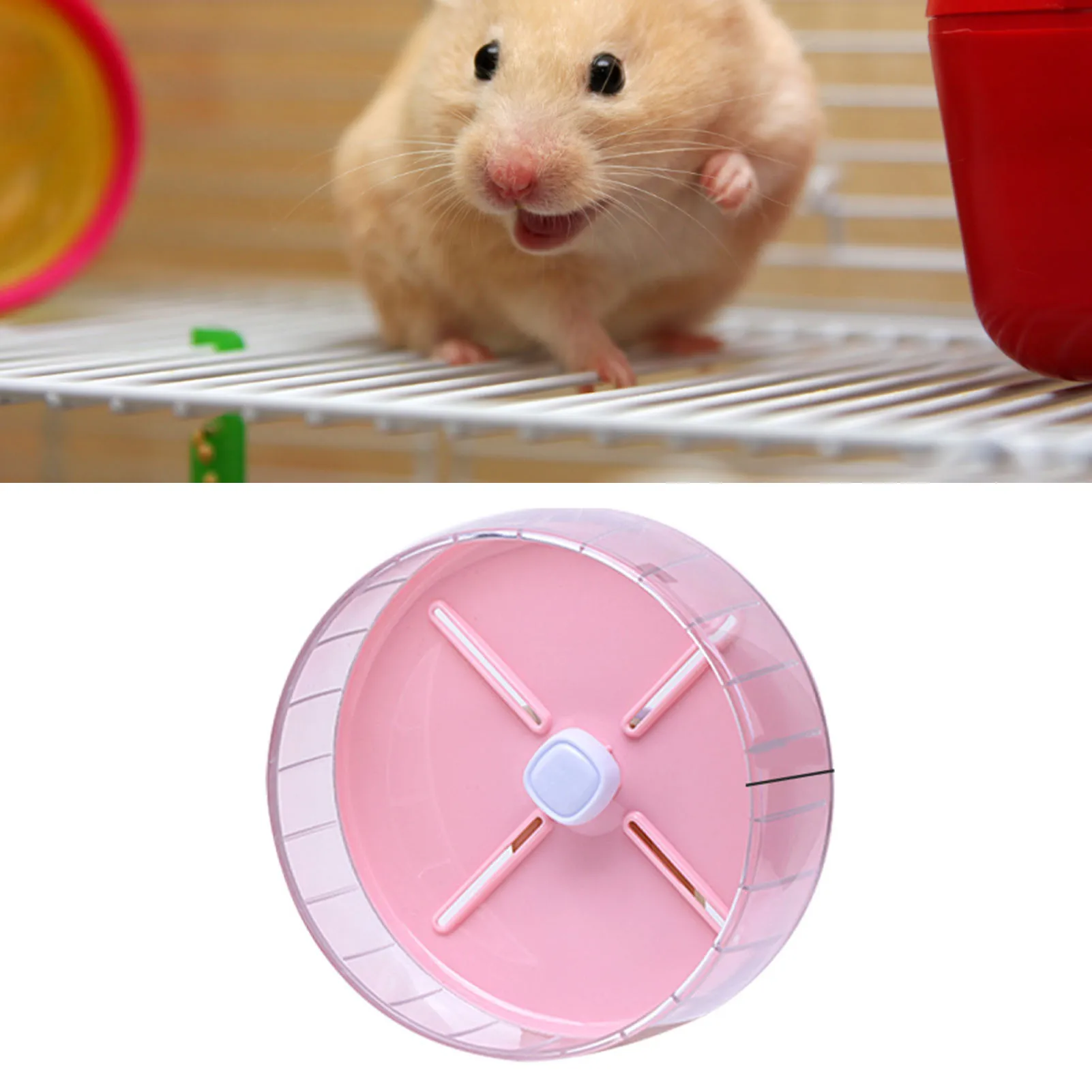 Silent Running Wheel for Hamster, Hamster Cage, Toys for Small Pets, 20cm, 26cm