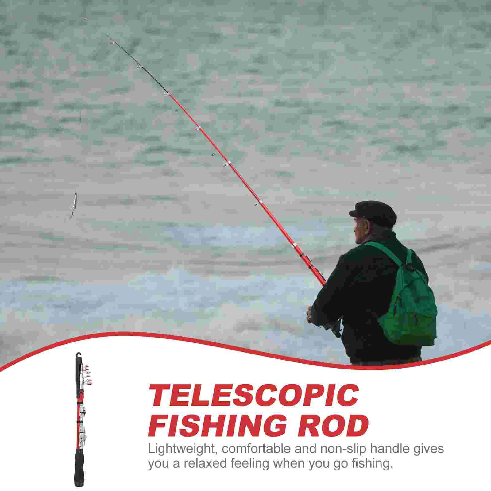 Telescopic Fishing Rod Small Telescopic Tackle Outdoor Pole Portable Men  Carbon Supply Lightweight Man Rods