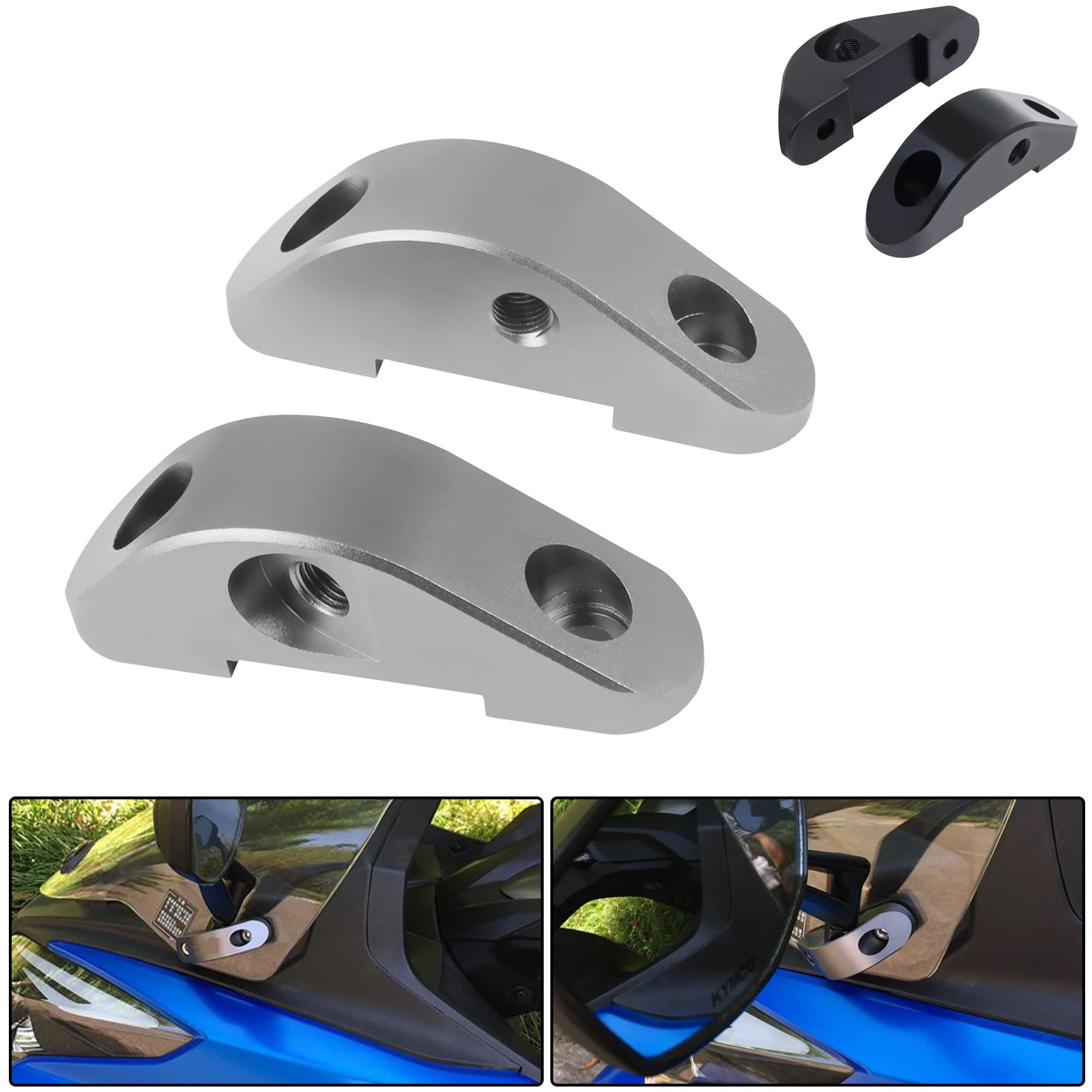 

Мотоциклетное зеркало заднего вида с передним кронштейном, переходник-удлинитель кода для KYMCO NIKITA 200 300 центр 200i 300i