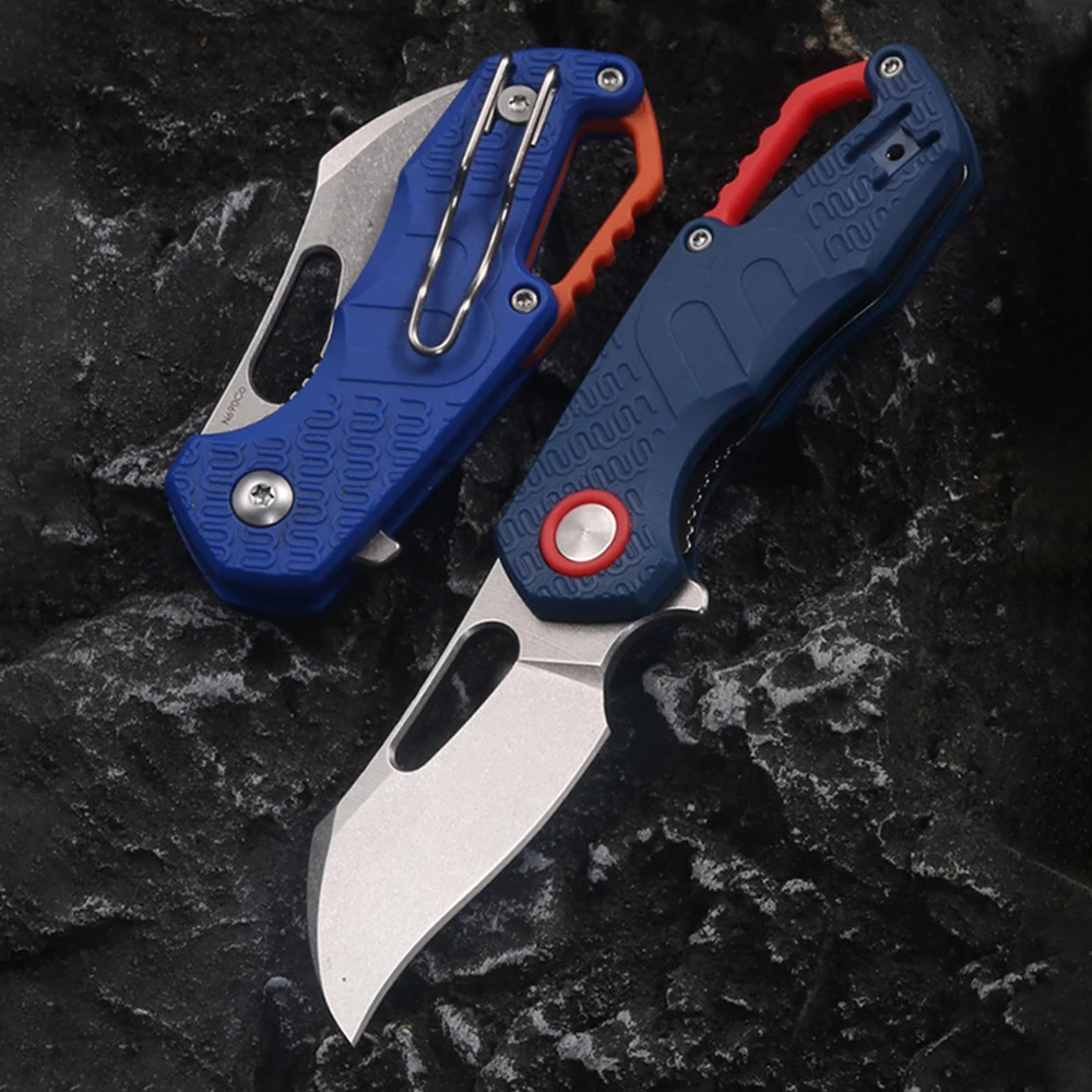 Folding Knife Stainless Steel N690Co Pocket Knife With Clip For Self Defense Outdoor Hunting & Tactical Knives EDC Folding Camp Survival Knife