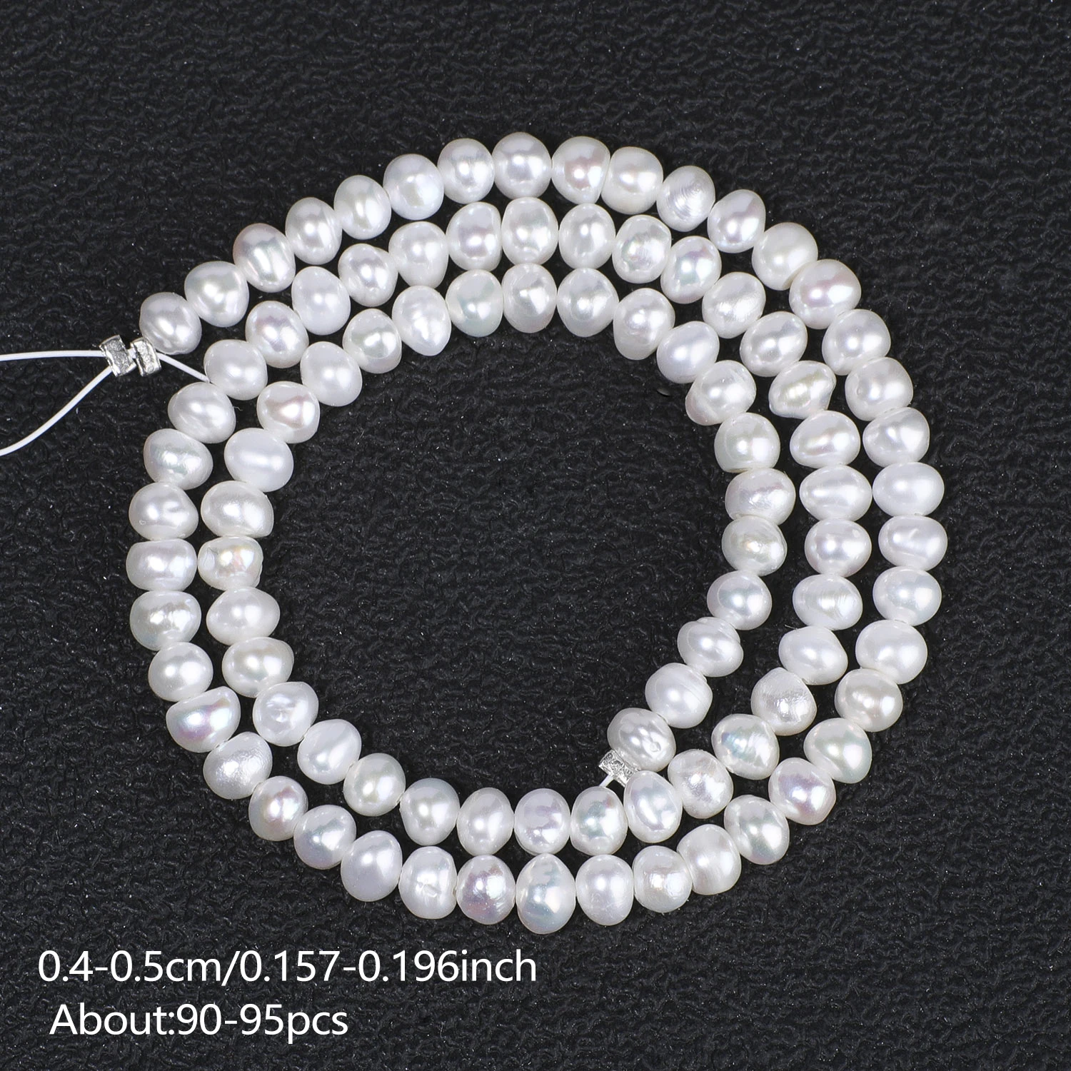 Elegant Natural White Freshwater Pearl Beads
