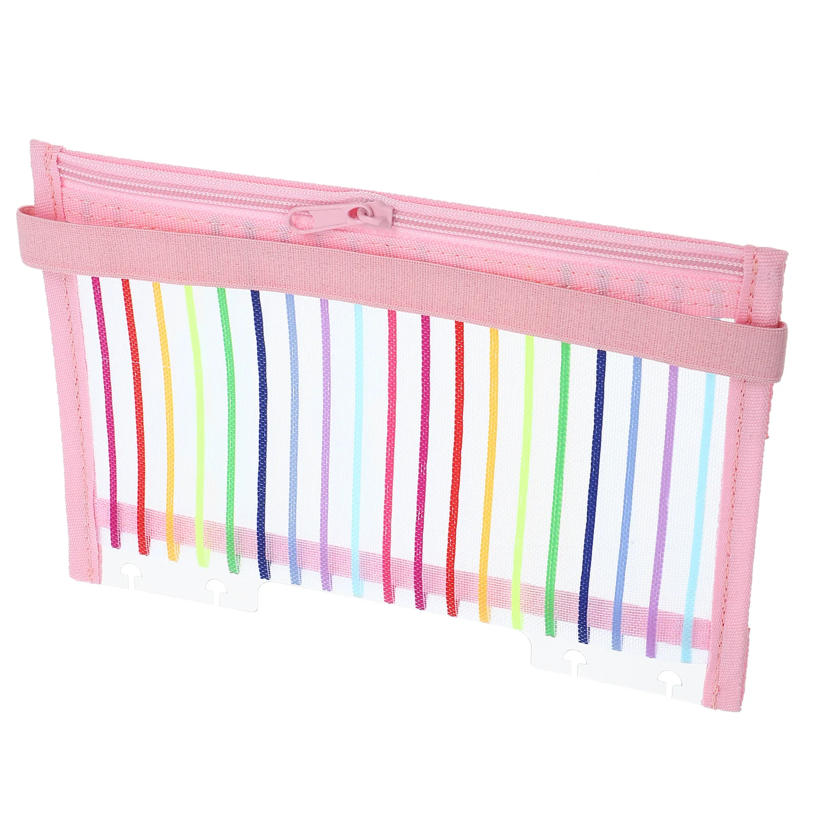 

Loose-leaf Document Bag Multi-use Binder Pocket Zipper Replaceable Notebook Cover for Daily Accessory
