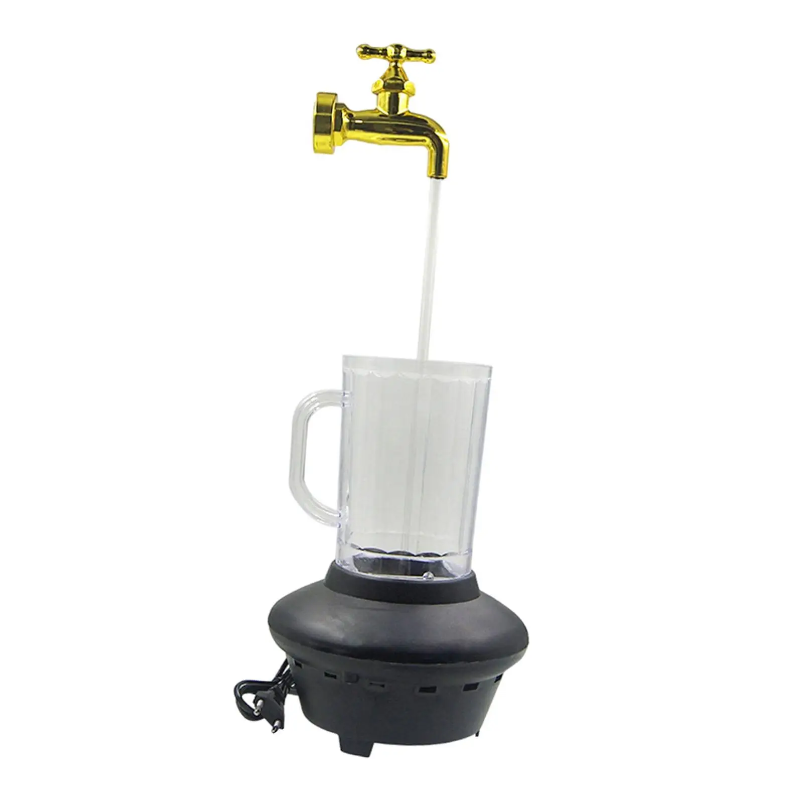 플로팅 탭 분수 아트 홈 데코 트릭, 성인용 물마개, 야외 탁상 분수, 물 벽 수..