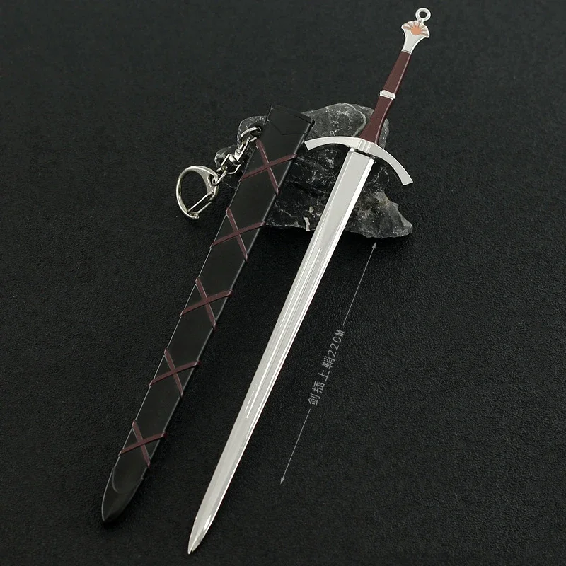 Medieval 22cm Metal Sword Home Ornament from Popular TV Series